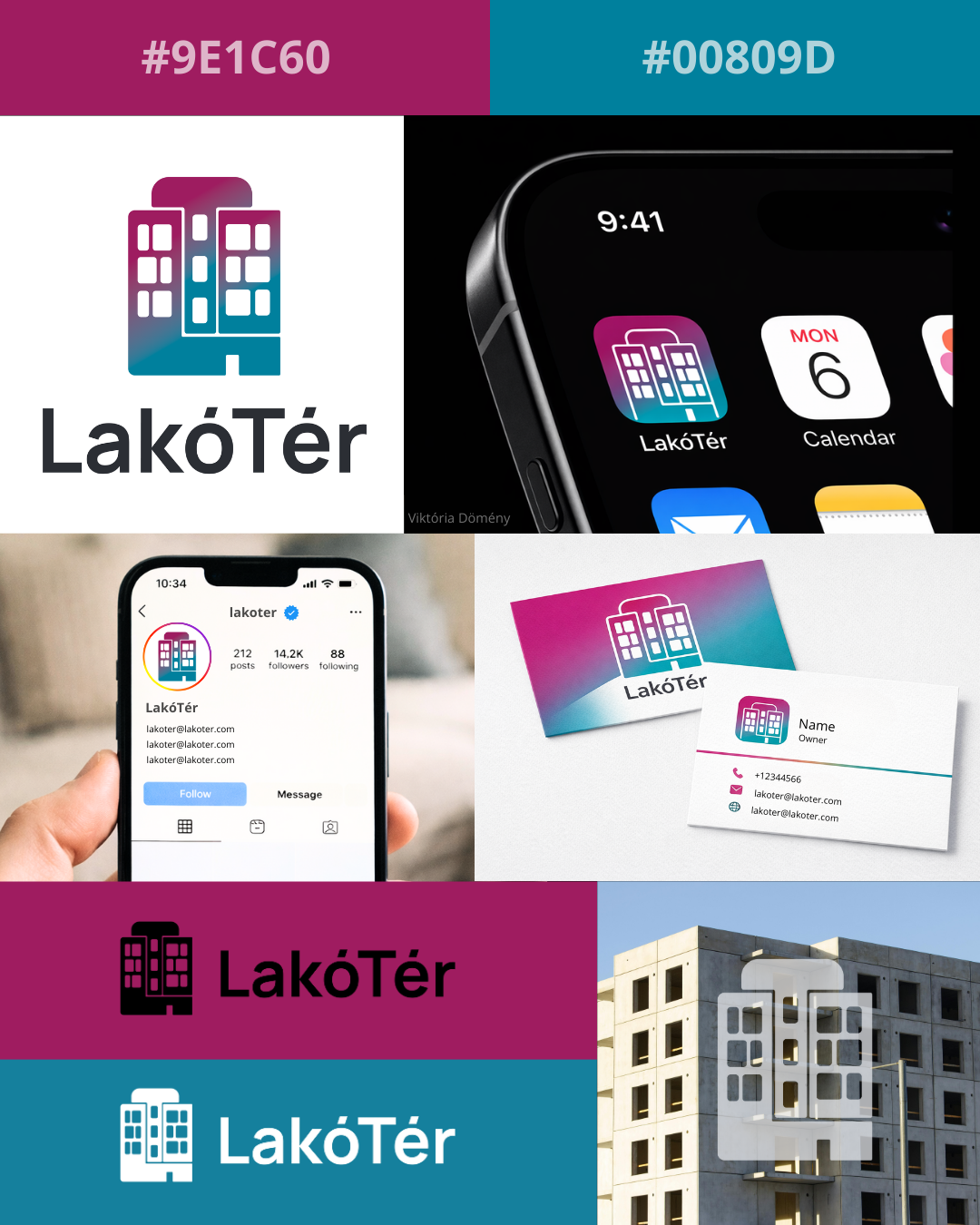LakóTér vizuális identitás