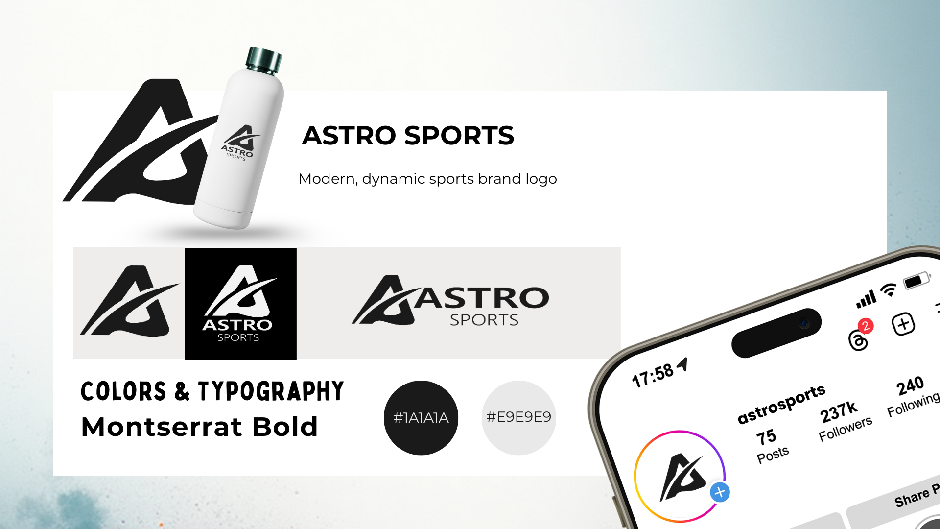 Astrosports arculattervezés