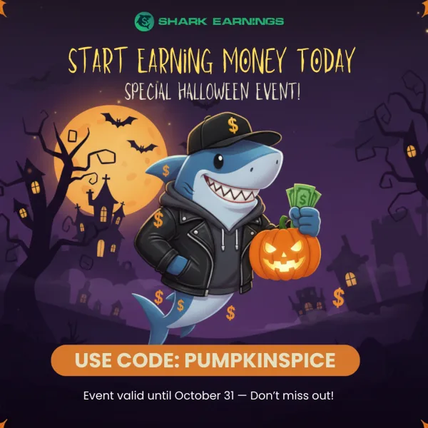 Shark Earnings Halloween poszt